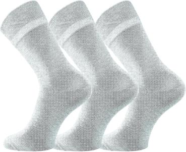 Preview: 6 Paar TippTexx 24 Baumwoll-Socken mit breitem Komfort Piqué-Bund